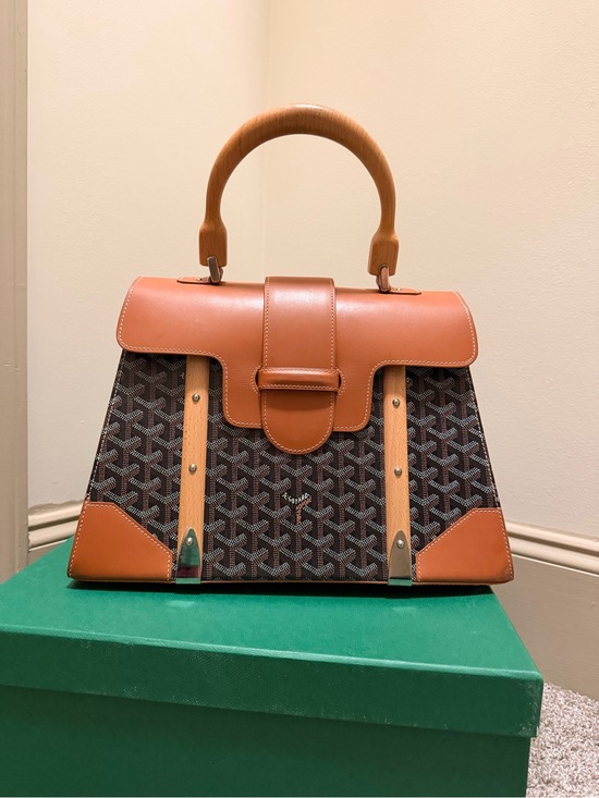 Goyard Handbags - Goyard Saigon MM in Brown Black Tan 2020